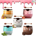 5PCS Bee Lip Balm Honey Pot, Fruit Lip Mask Set by Charm+Kiss
