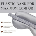 Silk Satin Sleeping Eye Mask, Soft Breathable Blackout Eyeshade Eye Cover - Image 5