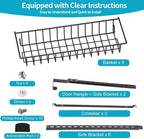 ElegantArray 8-Tier Pantry Door Oragnizer, Over The Door Pantry Organizer Rack - Image 8