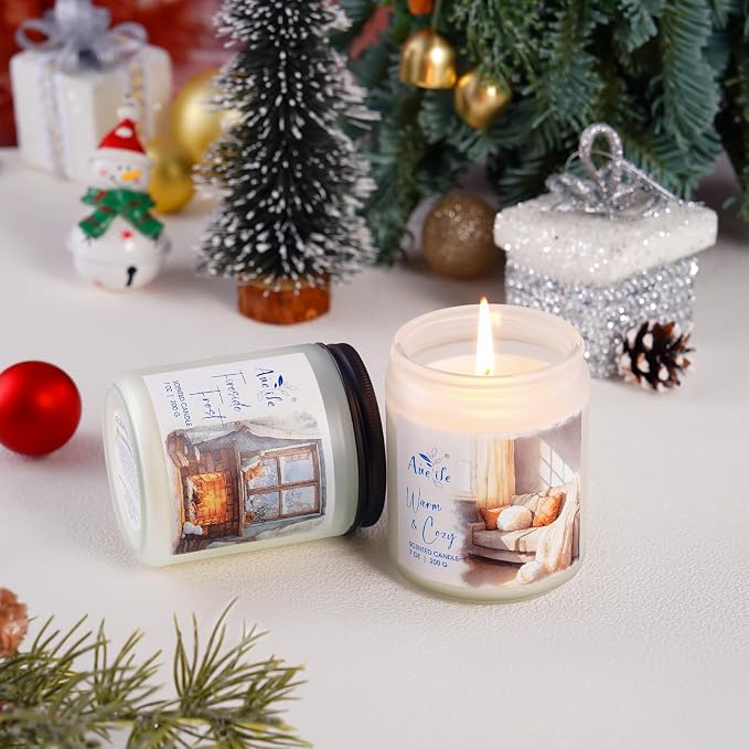Hello Winter Candle | Fresh Citrus & Jasmine Scented Soy Candles - Image 8