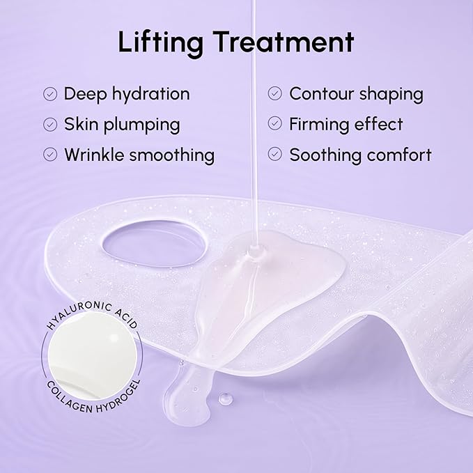 MAREE V Line Lifting Mask with Hyaluronic Acid – Deep Collagen Face Mask - Image 5