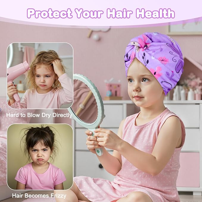 FIOBEE Microfiber Hair Towel Wrap - Image 7