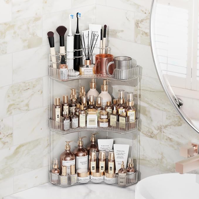 Asayuee 3-Tier Corner Bathroom Counter Organizer - Image 5