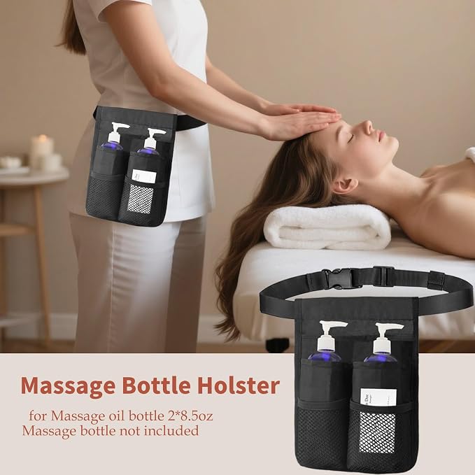 Massage Bottle Holster with Multiple Pockets Design, Machine Washable Massage - Image 6