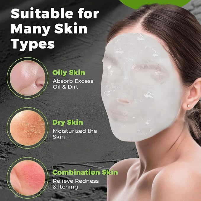 Pjordo Powder Jelly Mask for Facials Professional, Peel Off Facial Mask for - Image 4