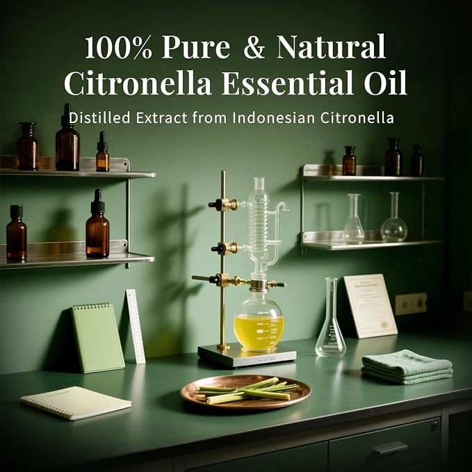 SU JUABA Citronella Oil 4 Fl Oz, 100% Pure Natural Aromatherapy Oil - Image 5