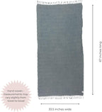InfuseZen Stonewashed Turkish Bath & Beach Towel –100% Organic Turkish Cotton - Image 4