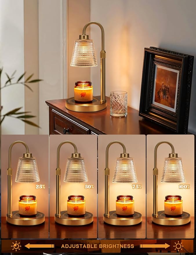 Innqoo Gold Candle Warmer Lamp - Image 2