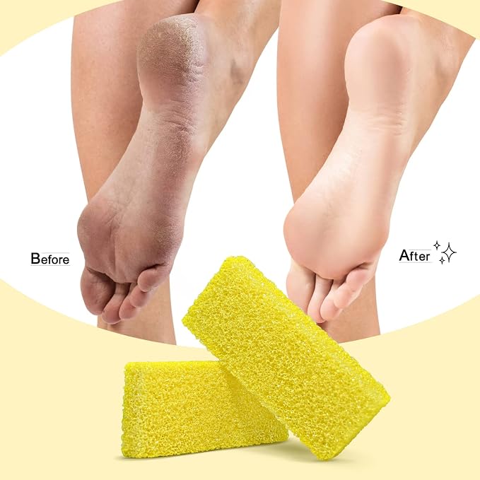Disposable Foot Scrubber Sponge Pads Pedicure Pumice Stone - Image 2