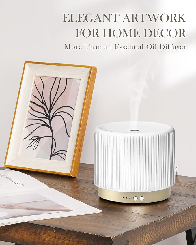Essential Oil Diffuser - 280ml Ceramic Diffuser - Image 6