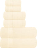 Elvana Home Ultra Soft 6 Pack Cotton Towel Set, Contains 2 Bath Towels 28x55 by Unknown