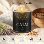 WarmEmbrace Lavender Scented Candles, 9 Oz Jar Candles - Image 4