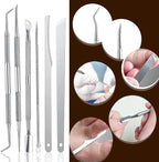 Ingrown Toenail Pedicure Tool Kit 7pcs Nail Manicure Kit Stainless Steel Nail - Image 3