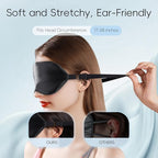 TOPOINT Silk Sleep Mask Light Blocking, 3-in-1 Cooling Heated Eye Mask - Image 7