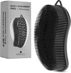MainBasics Silicone Body Scrubber Dual-Sided Shower Loofah and Massaging Nodes by MainBasics