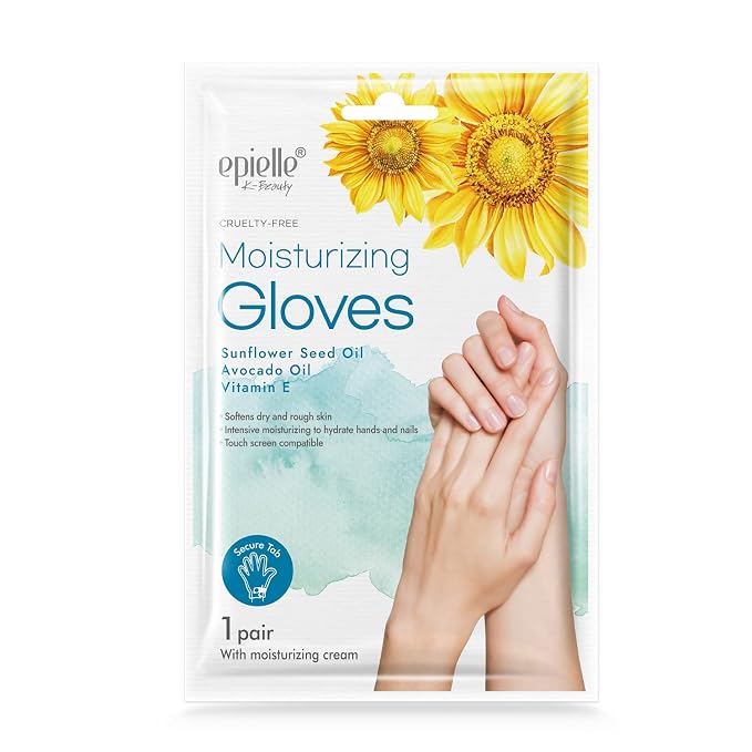 Epielle Assorted Hand Mask 5 Pairs, Deep Moisturizing Gloves - Image 4