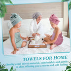 Mixweer 16 Pieces Bath Towels Sets Quick Dry Towel Set - Image 7