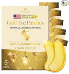 PLANTIFIQUE 24K Gold Under Eye Patches 5 Pairs by Plantifique