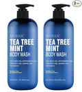 Tea Tree Body Wash with Mint & Shower Gel with Vitamin E by AnatoliaDaphne