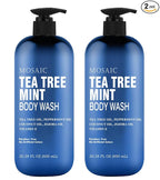 Tea Tree Body Wash with Mint & Shower Gel with Vitamin E by AnatoliaDaphne