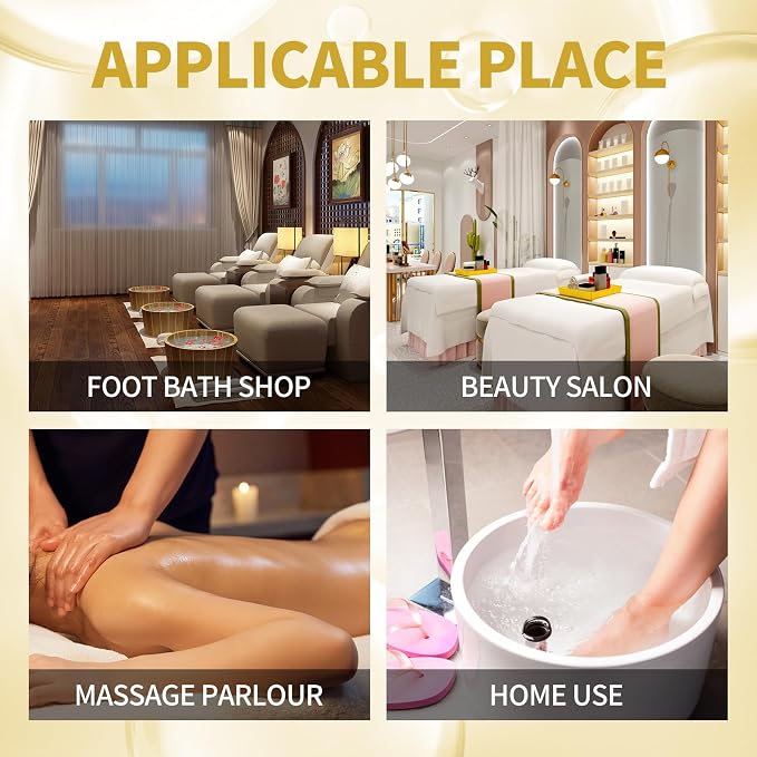 Pedicure Kit Foot Soak Set: Bubble Salt, Sugar Scrub, Massage Mask, Massage - Image 8