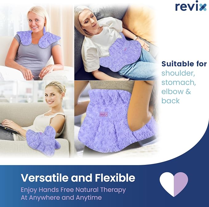 REVIX Microwave Heating Pad for Neck and Shoulders Back, Microwavable Heated - Image 6