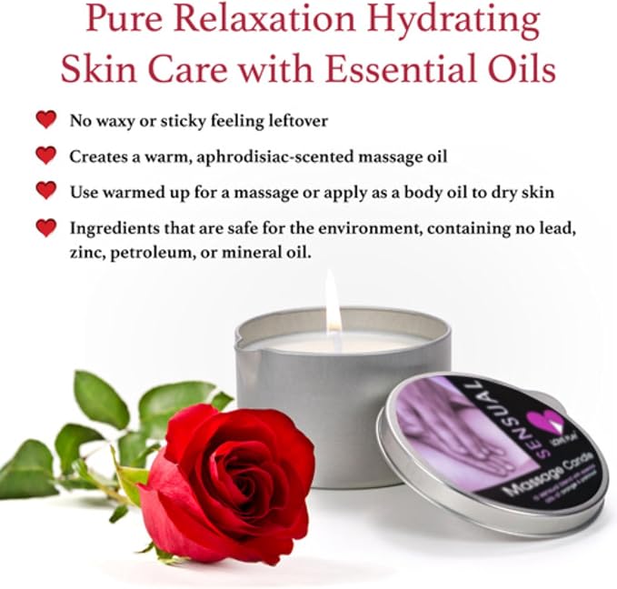 LOVE PLAY Massage Oil Candle for Home SPA - Image 3