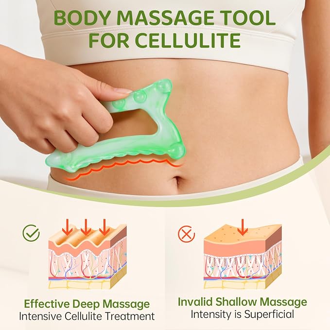 6-in-1 Resin Body Gua Sha Facial Tools - Image 5
