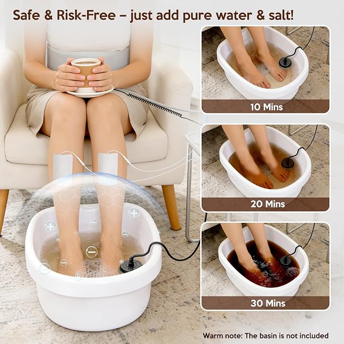 veicomtech Dual Ionic Foot Bath Detox Machine - Image 3