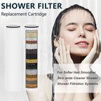 AWO 3 PACK Replacement Shower Head Filter Cartridge Compatible - Image 4