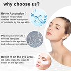 Permotary 30 Pairs Gel Collagen Eye Pads, Crystal Collagen Under Eye Mask - Image 6