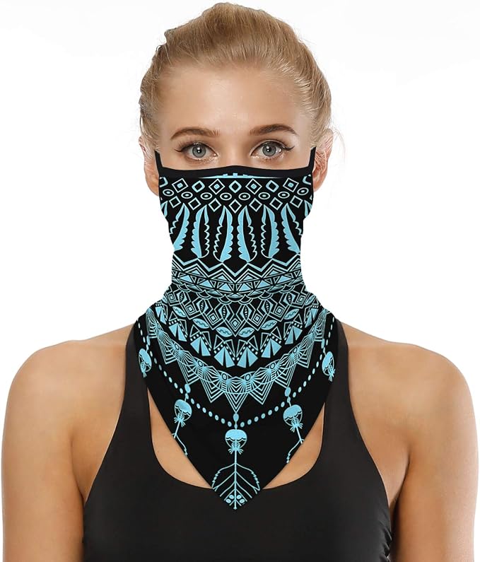 YAYOUREL Neck Gaiter Face Mask Bandanas by YAYOUREL