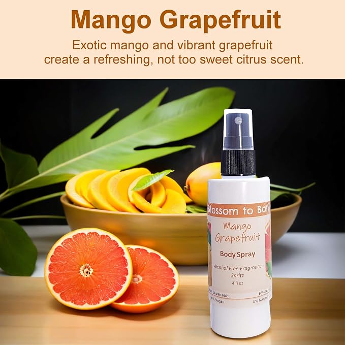 Blossom to Bath Mango Grapefruit Body Spray - Image 2