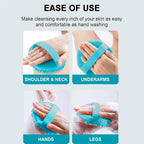 RamPula Silicone Body Scrubber, Silicone Loofah, Quick-Dry Exfoliating Body - Image 5