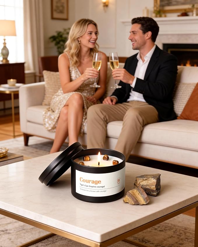 AOOVOO Crystal Empower Candles Set - Image 6