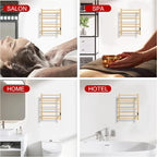 Heated Towel Racks for Bathroom, Wall Mounted Electric Towel Warmer Racks - Image 6