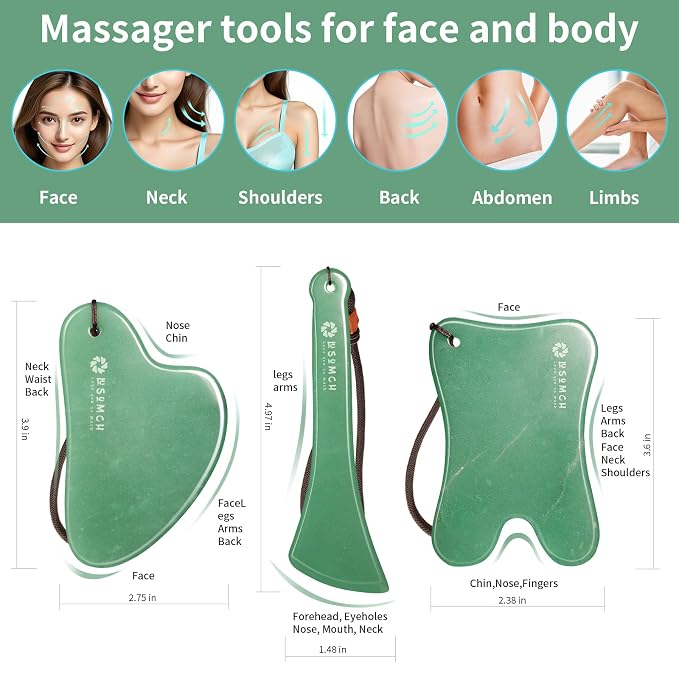 3PC Gua Sha Tools Set - Image 3
