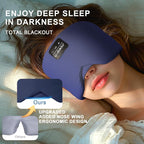 LC-dolida Sleep Mask with Bluetooth Headphones, Ice Silk Sleep Headphones with - Image 4