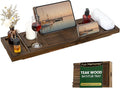 Teak Bathtub Tray by FunMemories