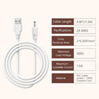 2 Pcs 5 FT Replacement Charger Cable - Image 4