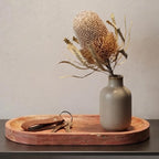 YKAJO Oval Real Marble Tray for Bathroom Kitchen Counter Stone Decorative - Image 8