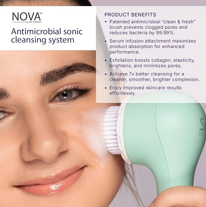Spa Sciences - NOVA - Sonic Cleansing Brush - Image 4