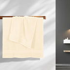 BELZZI Home Ultra Soft 4 Pack Oversized Bath Towel Set 27x54, Cotton Compact - Image 3