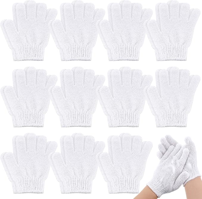 Ramede 30 Pair Exfoliating Glove Double Sided Exfoliating Bath Gloves Pack by ramede