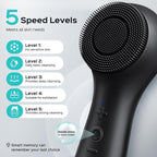 COSLUS FBS03 Face Scrubber Facial Cleansing Brush: 2 in 1 Spin and Vibration - Image 7