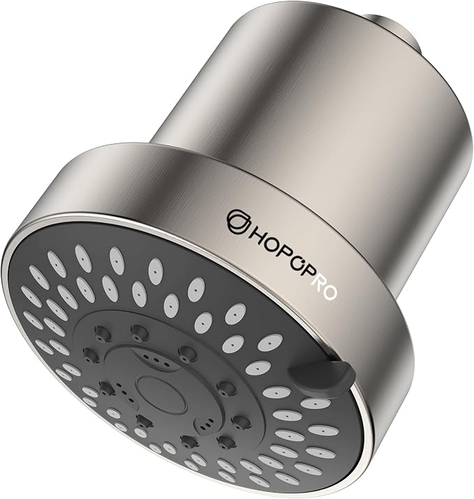 Filtered Shower Head with 5 Modes, HOPOPRO High Pressure Showerhead with Filter by HOPOPRO
