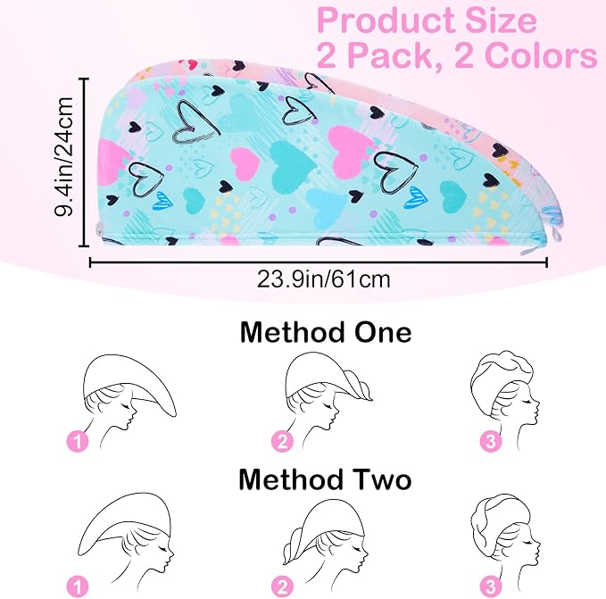 Basumee Microfiber Hair Towel Wrap - Image 6