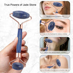 Jade Roller for Face, Facial Roller Massager Skin Care Tool, Gua Sha Facial - Image 4