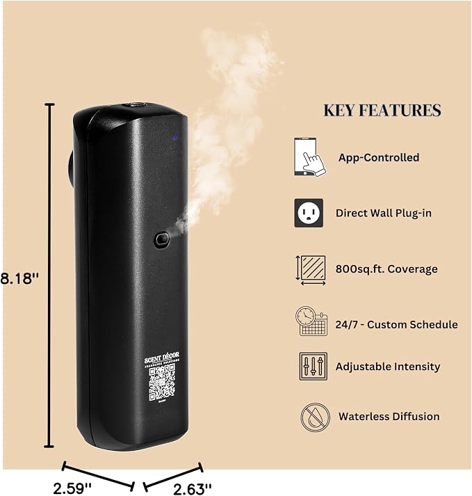 Plug in Diffuser for Essential Oils, App Controlled Electric Air Freshener - Image 7