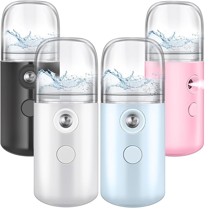 Mudder 4 Pcs Nano Facial Mister Handy Nano Mist Sprayer 30ml Visual Water Tank by Mudder